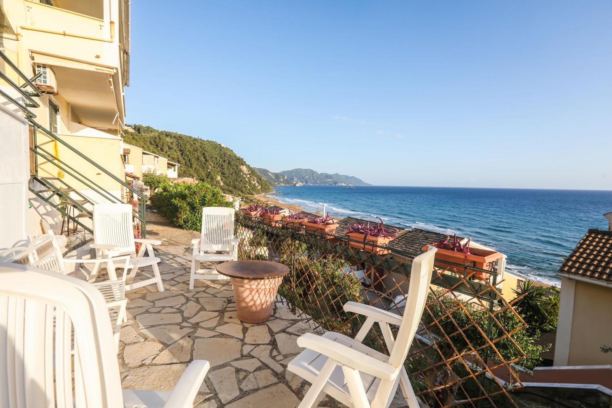 Grammhouse Corfu - Glyfada Beach ภายนอก รูปภาพ